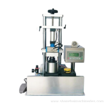 Semi-automatic reciprocating vacuum capping machine